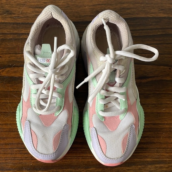 Puma, RS-X Xray Running System shoe, pastel colors, size 6 youth or 7.5-8 women - Picture 4 of 12